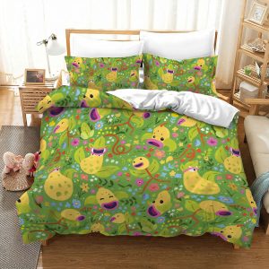 Bellsprout Garden Pattern Bed Set – Pokemon Anime Bedding