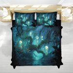 Kodama Forest Spirit Bed Set – Studio Ghibli Anime Bedding