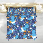 Mudkip Star Pattern Bed Set – Pokemon Anime Bedding