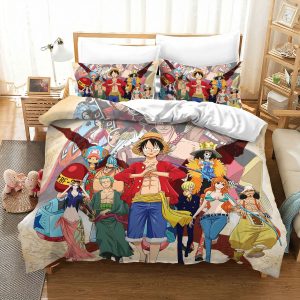 One Piece Straw Hat Crew Anime Bedding Set