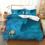 Pokemon Snorlax Water Shadow Gyarados Bedding Set