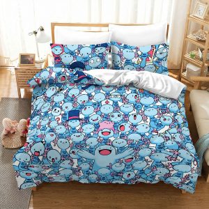 Wooper All-Over Pattern Bed Set – Pokemon Anime Bedding