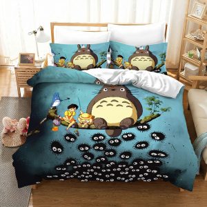 My Neighbor Totoro & Soot Sprites Anime Bedding Set