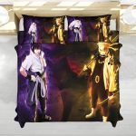 Naruto Six Paths and Sasuke Rinnegan Anime Bed Set