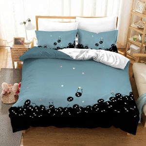 Sea of Soot Sprites Minimal Bed Set – Anime Comforts