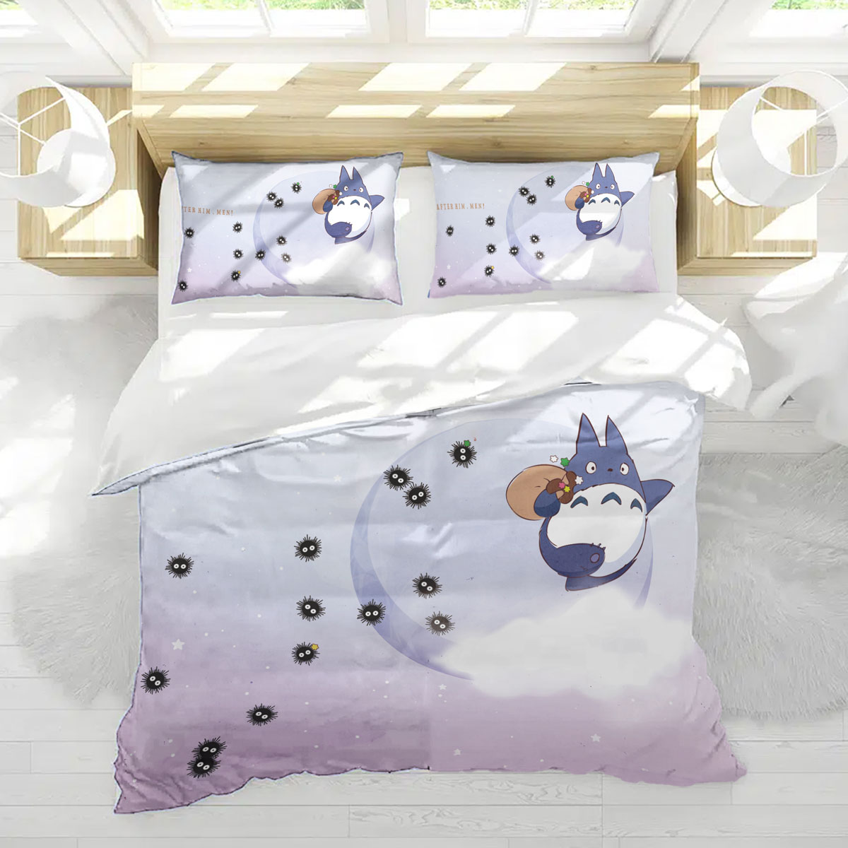 Studio Ghibli Chu Totoro Moon Dream Bed Set 1