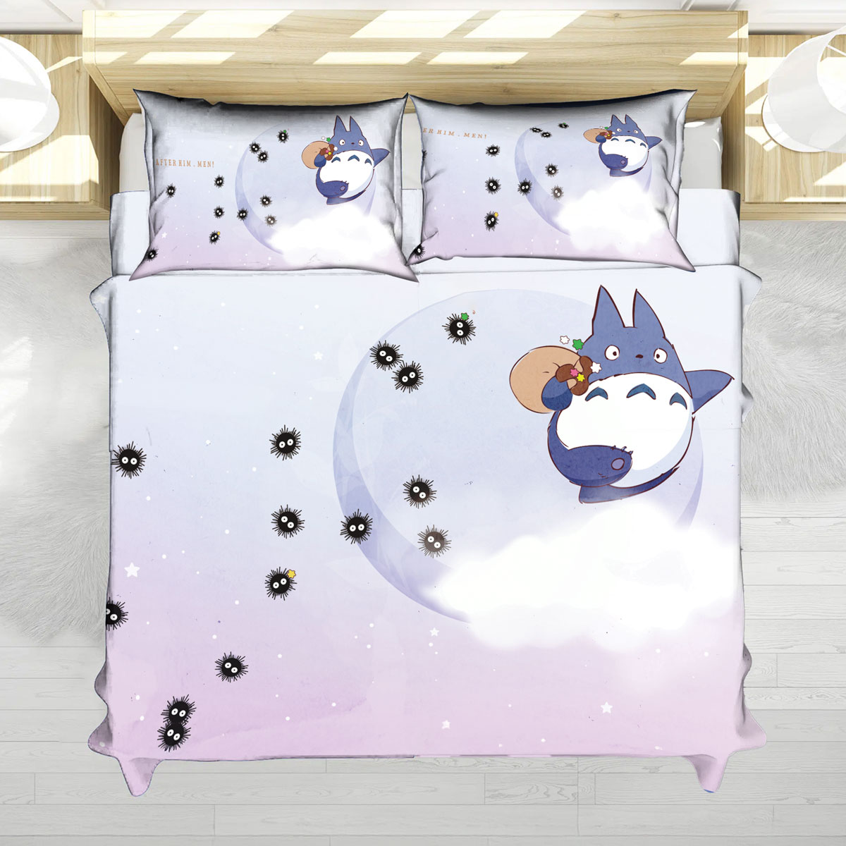 Studio Ghibli Chu Totoro Moon Dream Bed Set 3