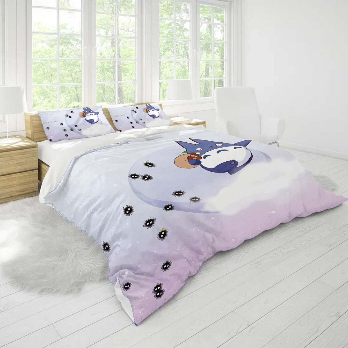 Studio Ghibli Chu Totoro Moon Dream Bed Set 9 Studio Ghibli Chu Totoro Moon Dream Bed Set 4