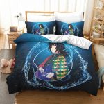 Demon Slayer Giyu Tomioka Water Style Anime Bedding Set