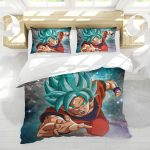 Dragon Ball Goku Super Saiyan Blue Action Bedding Set