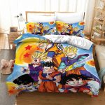 Dragon Ball Z Super Saiyan Heroes Dragon Balls Bedding Set