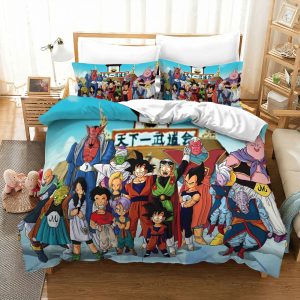 Dragon Ball Z Tournament Fighters Group Bed Set