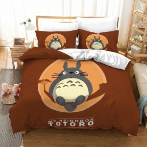 My Neighbor Totoro Moon Silhouette Studio Ghibli Bed Set