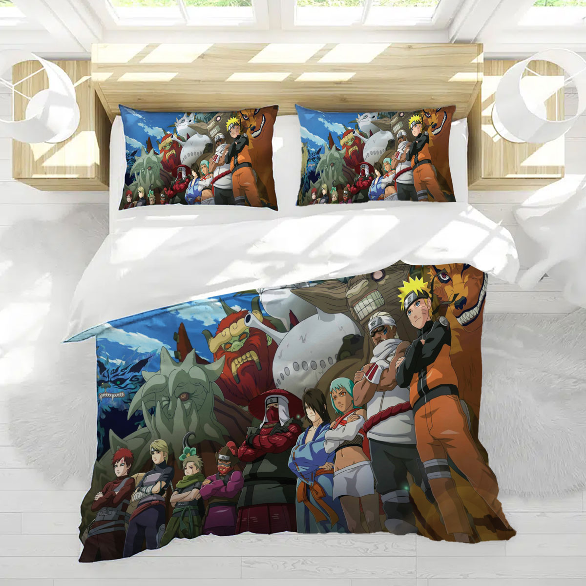 Naruto Jinchuriki Tailed Beast Squad Anime Bedding Set 7 Naruto Jinchuriki Tailed Beast Squad Anime Bedding Set 1
