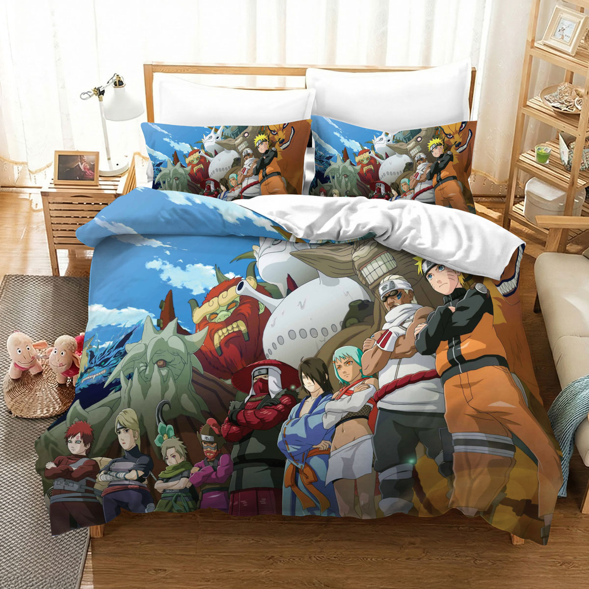 Naruto Jinchuriki Tailed Beast Squad Anime Bedding Set 2