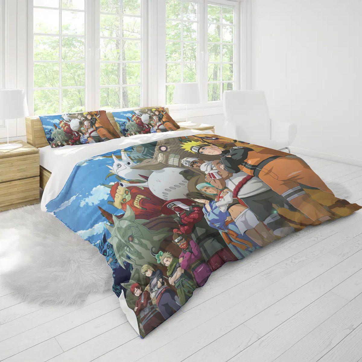 Naruto Jinchuriki Tailed Beast Squad Anime Bedding Set 3