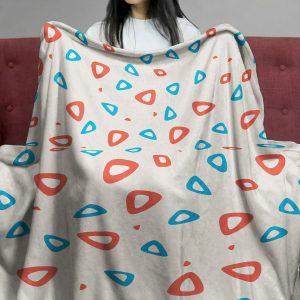 Anime Togepi Egg Pattern Pokemon Fleece Blanket