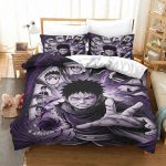 Naruto Obito Uchiha Mangekyo Shadow Anime Bedding Set