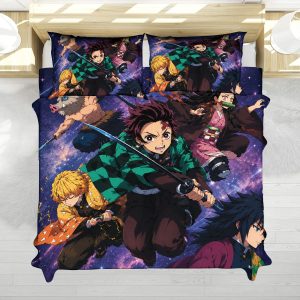 Demon Slayer Corps Galaxy Battle Anime Bedding Set