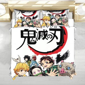 Demon Slayer Corps Group Logo Anime Bedding Set
