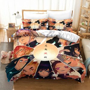 Demon Slayer Hashira Collage Anime Bedding Set