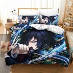 Giyu Tomioka Water Breathing Demon Slayer Bedding Set