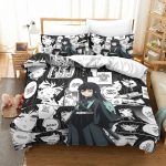 Muichiro Tokito Manga Panel Demon Slayer Bedding Set