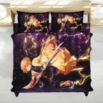 Zenitsu Agatsuma Thunder Breathing Demon Slayer Bedding Set
