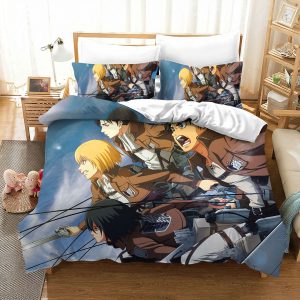 Attack on Titan Scout Regiment Battle Charge Bedding Set