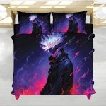 Satoru Gojo Cosmic Aura Jujutsu Kaisen Bedding Set