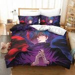 Satoru Gojo Dual Aura Twin Full Queen Bed Set