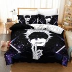 Satoru Gojo Galaxy Manga Style Jujutsu Kaisen Bedding Set