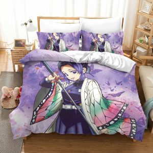 Shinobu Kocho Butterfly Bloom Demon Slayer Bedding Set
