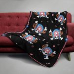 Tony Tony Chopper Jolly Roger Pattern Fleece Blanket