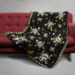 Trafalgar Law Heart Pirates Pattern Fleece Blanket