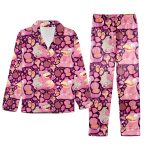 Slowpoke Slowbro Pink Tropical Sleepwear Pajama Set