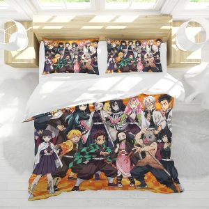 Demon Slayer Corps and Hashira Anime Bedding Set