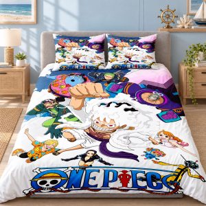 One Piece Gear 5 Egghead Crew Bedding Set